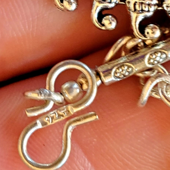 New Oversized Buddha Heads 925 Silver Tribal Necklace. - Picture 15 of 15